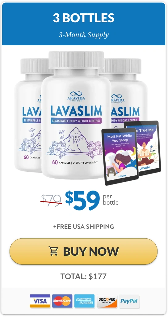 LavaSlim order three bottles